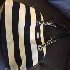 Kate spade nautical themed satchel handbag